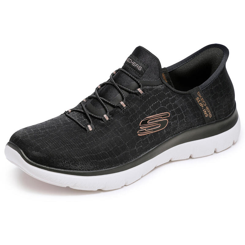 Baskets Femme Baskets Skechers SUMMITS-CLASSY NIGHT Noir Noir Skechers