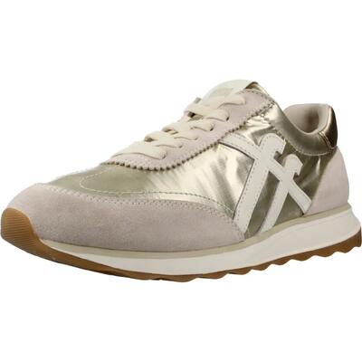 Fitflop fitflop retro-q ff metallic-fabric/suede sneakers platino 41