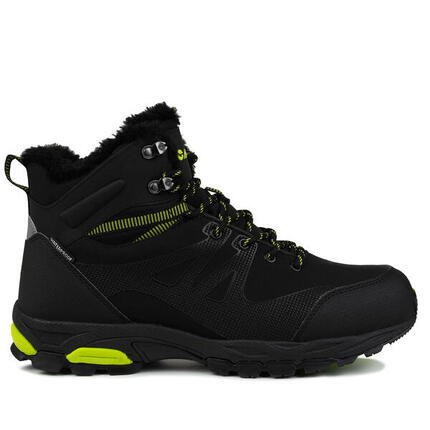 Buty zimowe Hi Tec BLACK LIME JACKDAW WP INSULATED WODOODPORNE OCIEPLANE