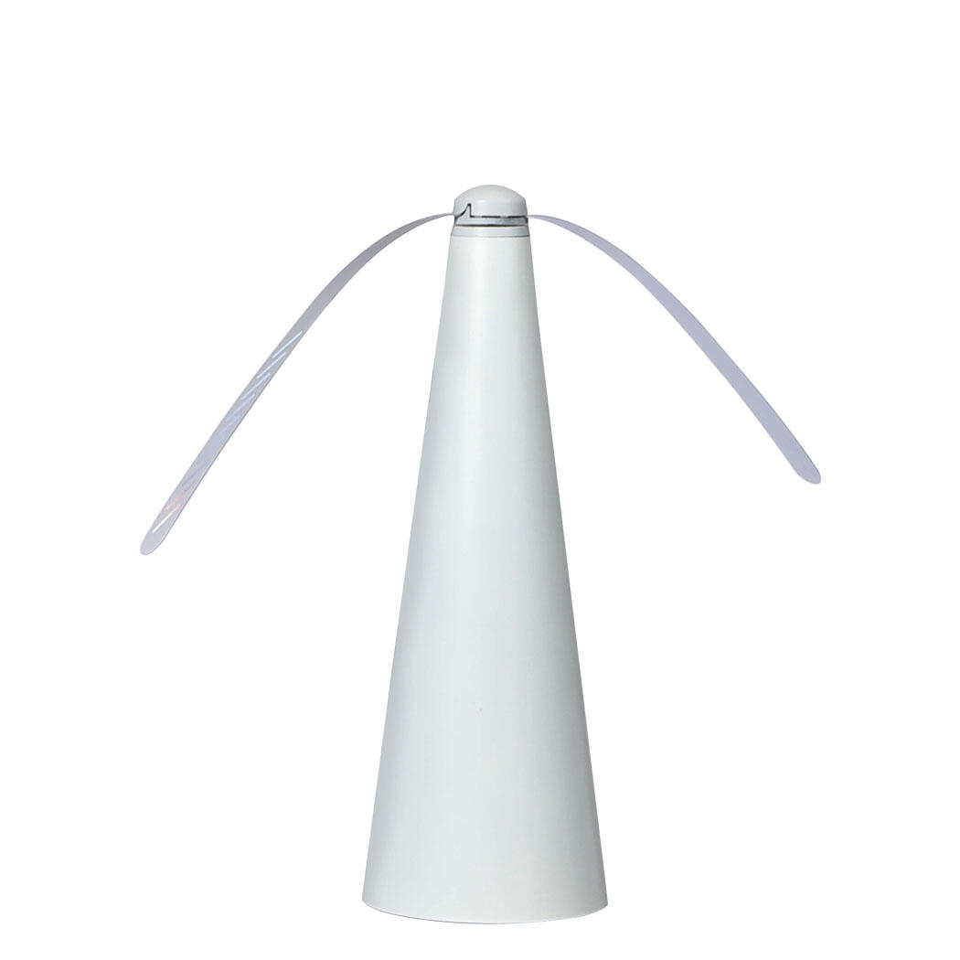 Lambu Chemical Free Fly Repellent Fan - White with Pothook