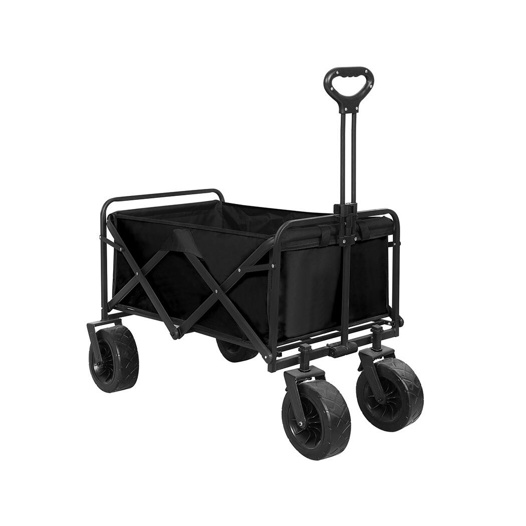 Lambu Garden Camping Trolley Outdoor Garden Wagon Cart Folding Widen