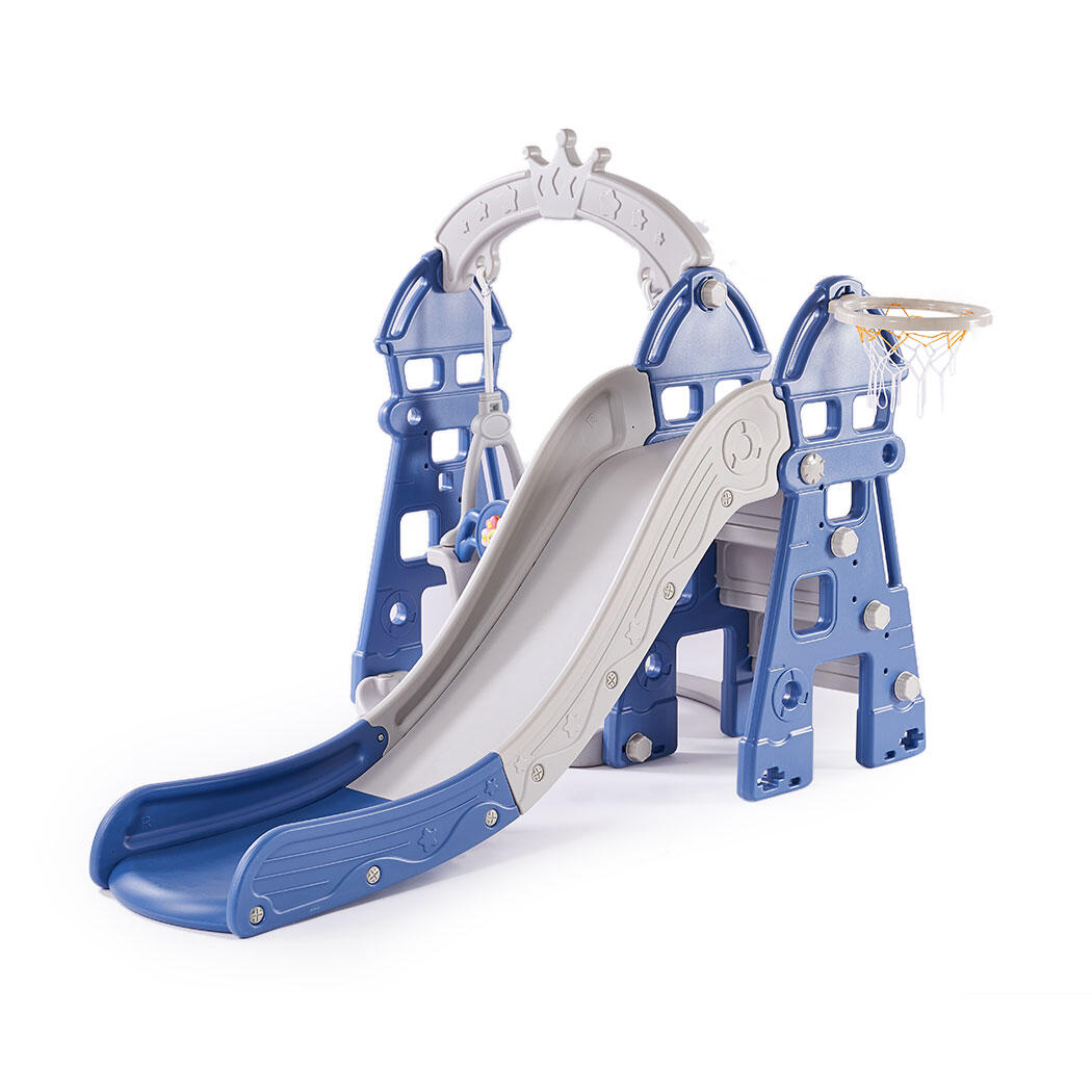 BoPeep Kids Swing and Slide - Blue