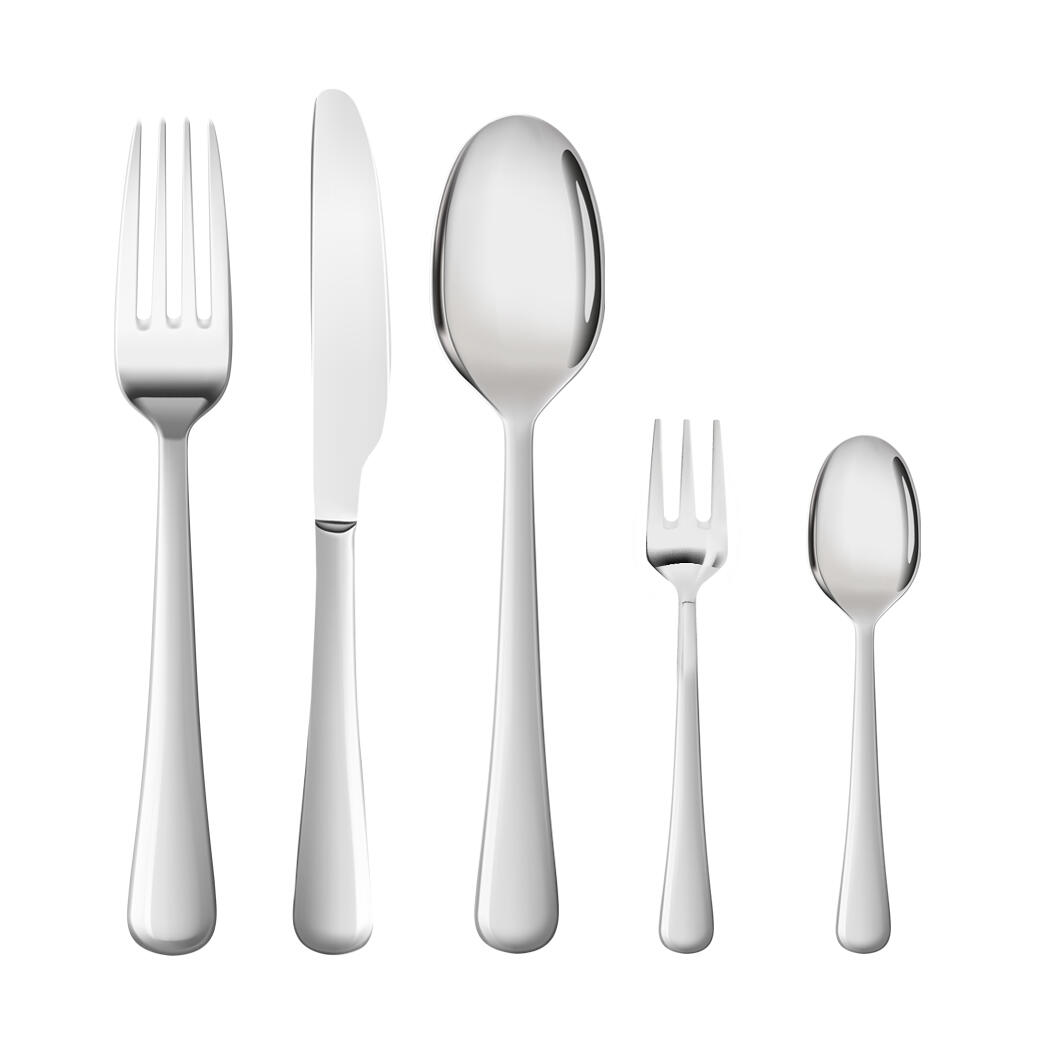 TOQUE 30 Piece Stainless Steel Cutlery Set - Silver