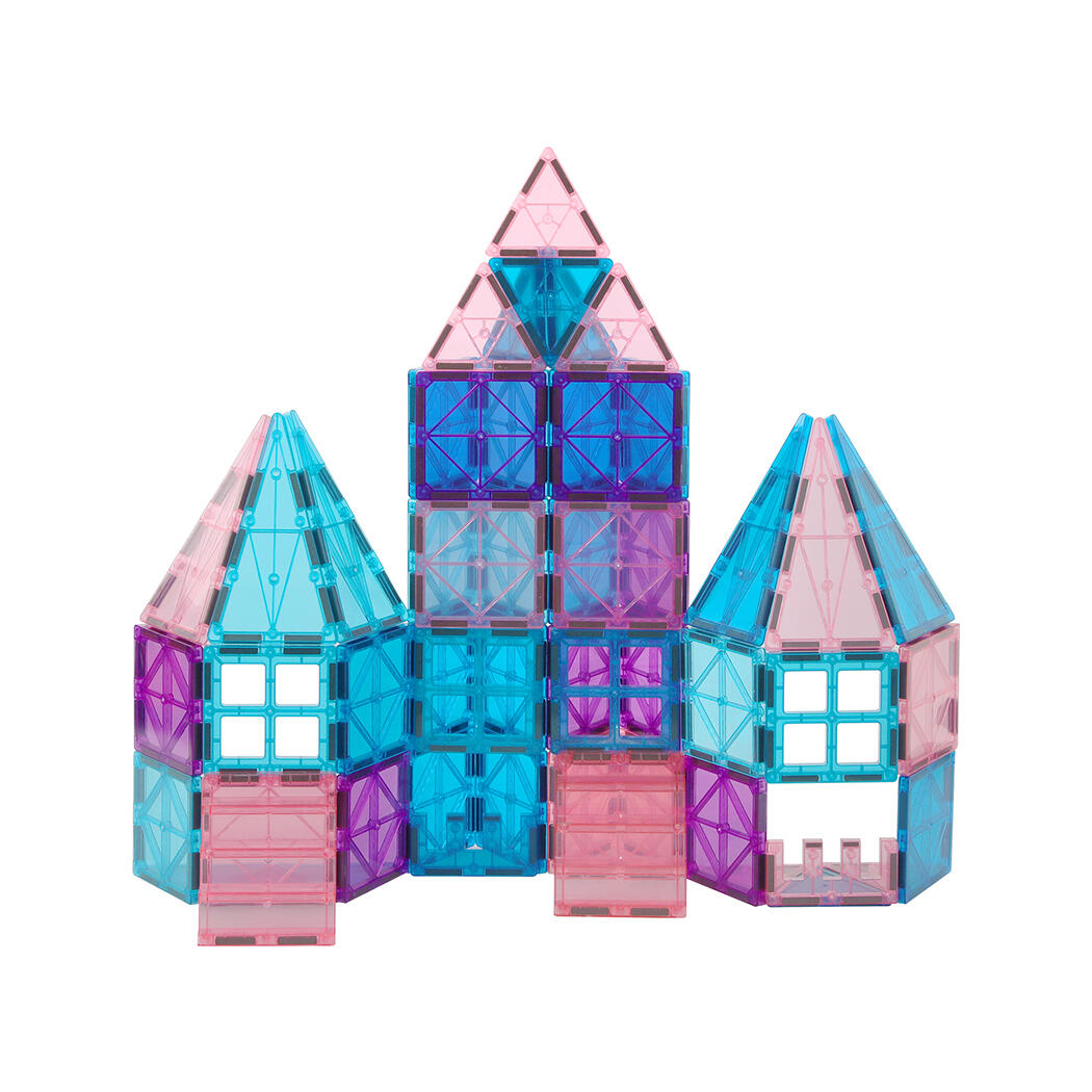 BoPeep 100 Pcs Kids Magnetic Tiles Ice and Snow Theme