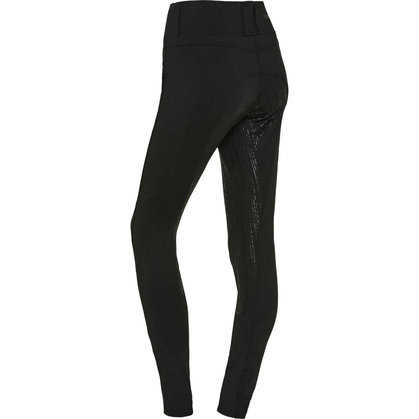 Legging équitation full grip fille Equipage Kalea 3/4