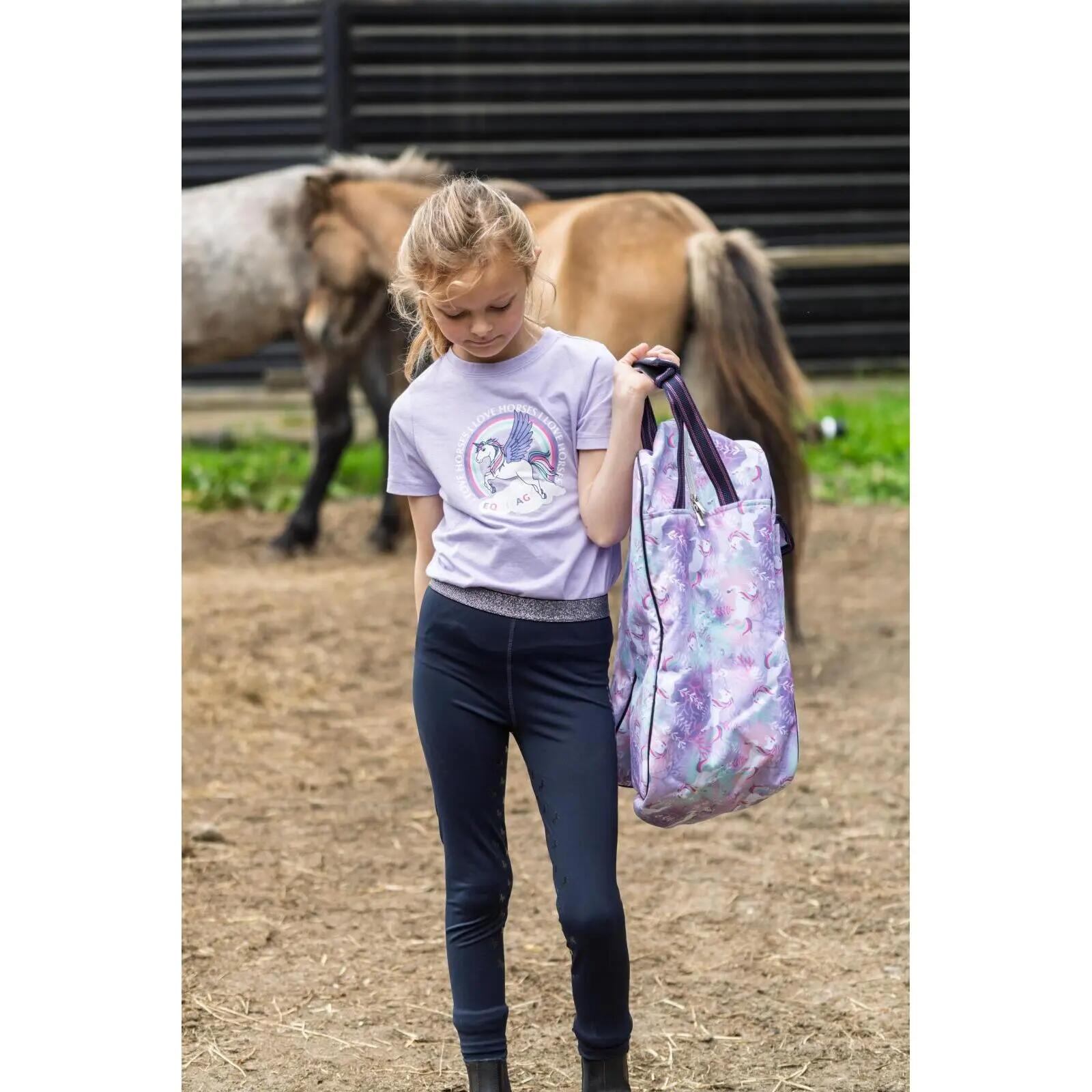 Legging de equitación full grip niña Equipage Maggie 5/5
