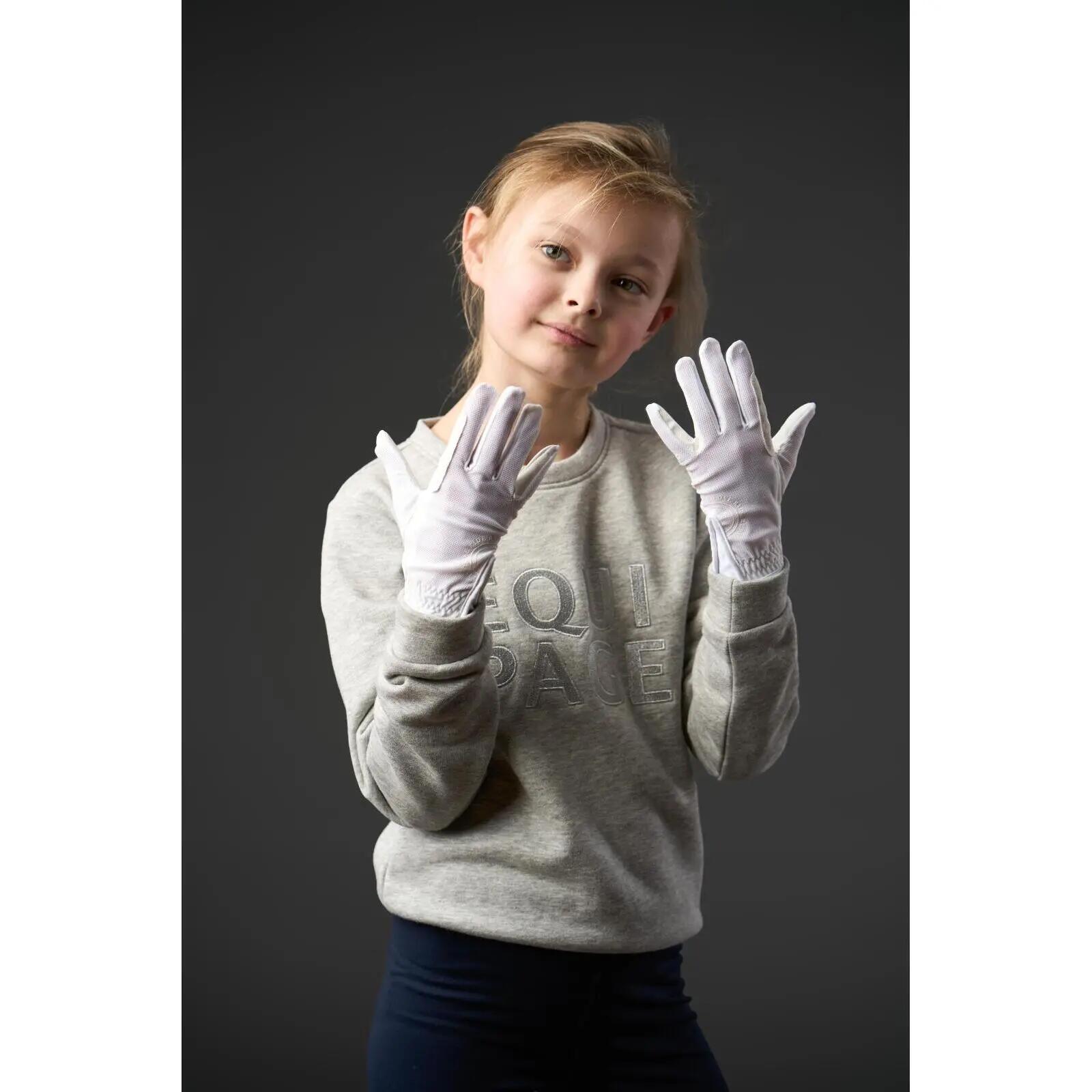 Kinderrijhandschoenen Equipage Terina 2/3