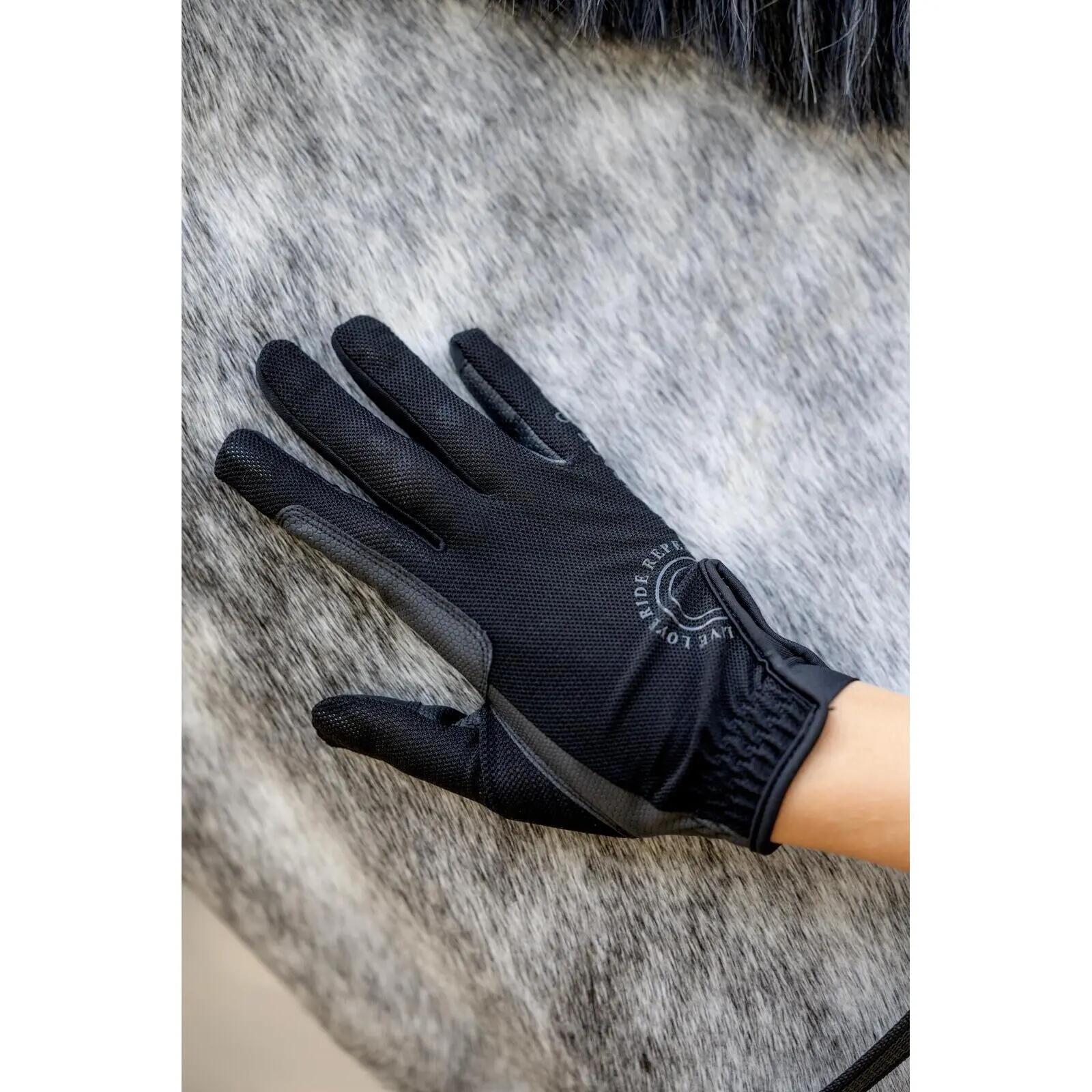 Kinderrijhandschoenen Equipage Terina 4/4
