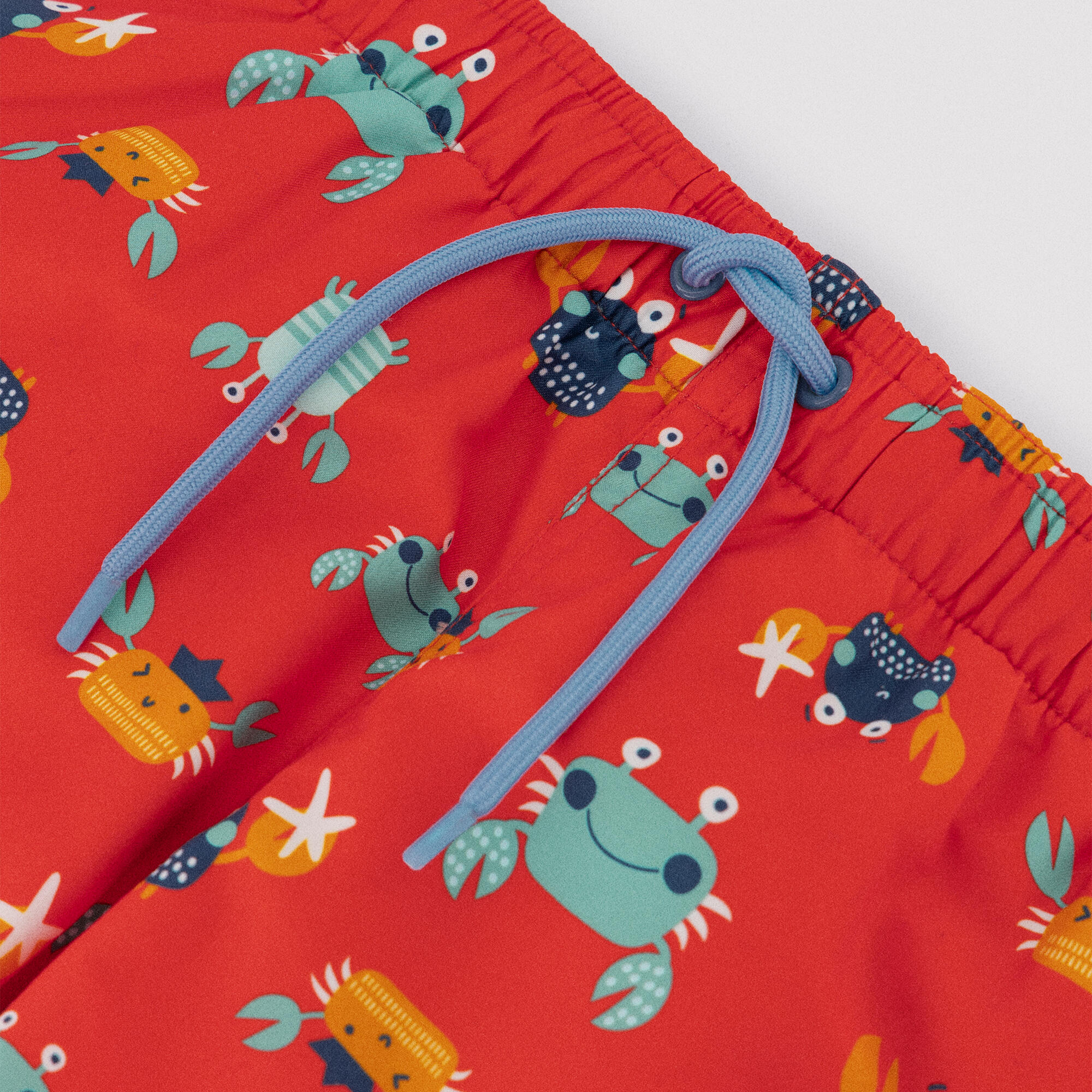 Short de bain garçon à imprimé crabe multicolore 3/7
