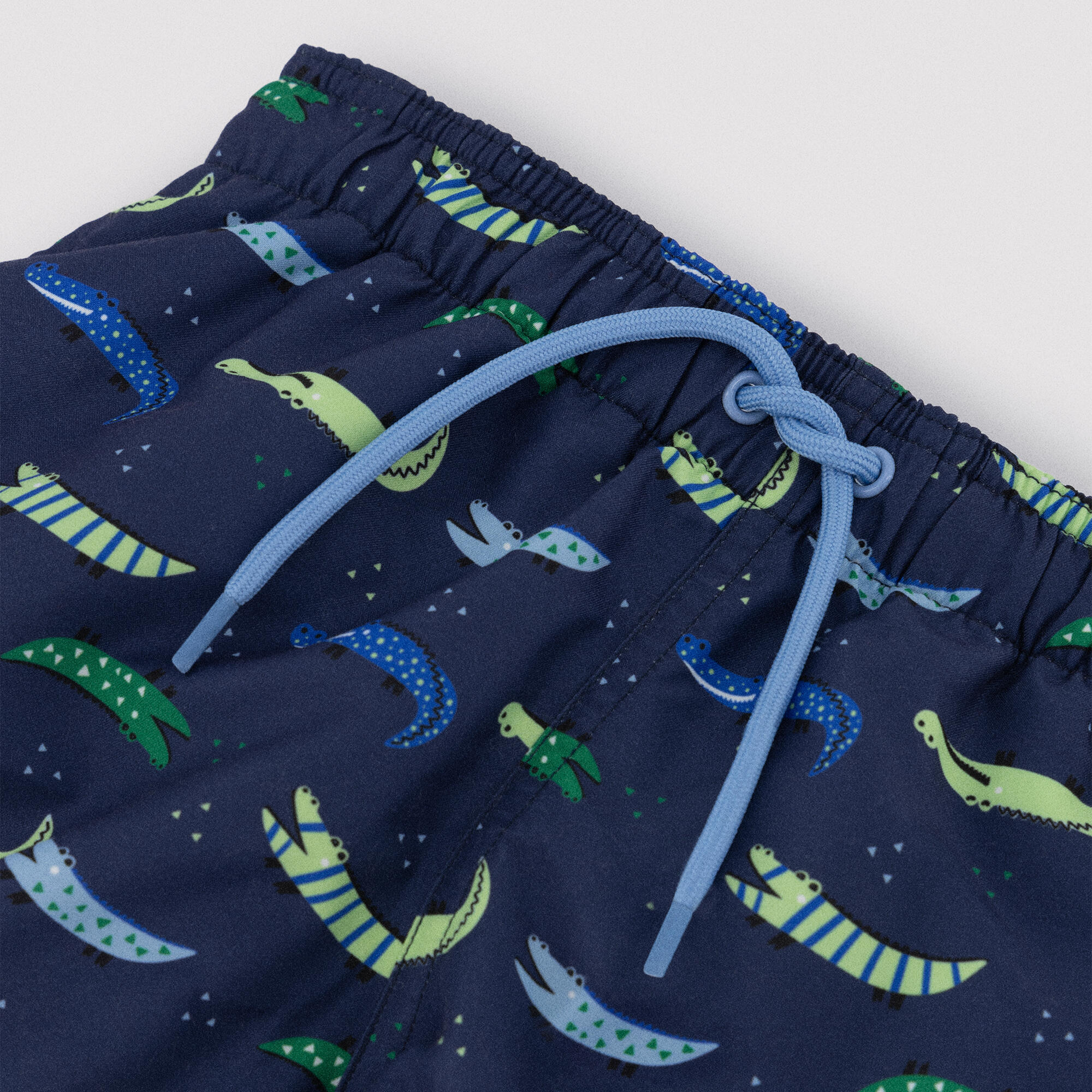 Short de bain garçon à imprimé crocodile multicolore 3/7