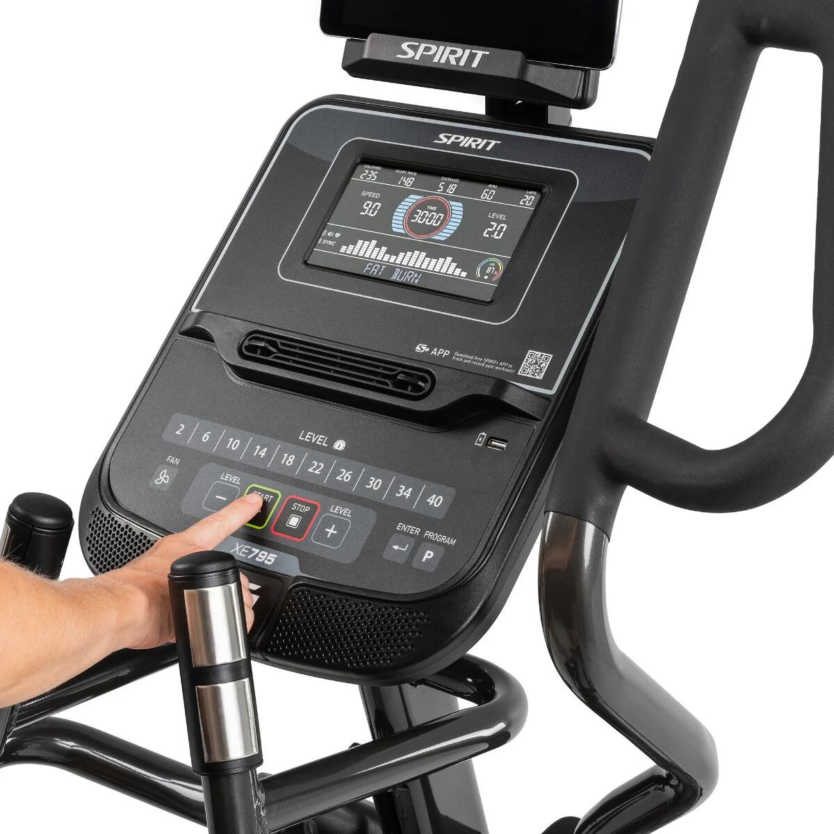 Vélo elliptique Spirit Fitness XE795 5/7