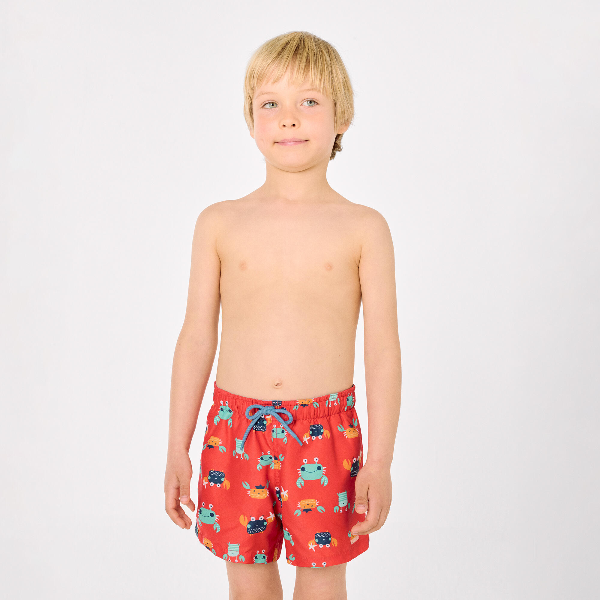 Short de bain garçon à imprimé crabe multicolore 5/7