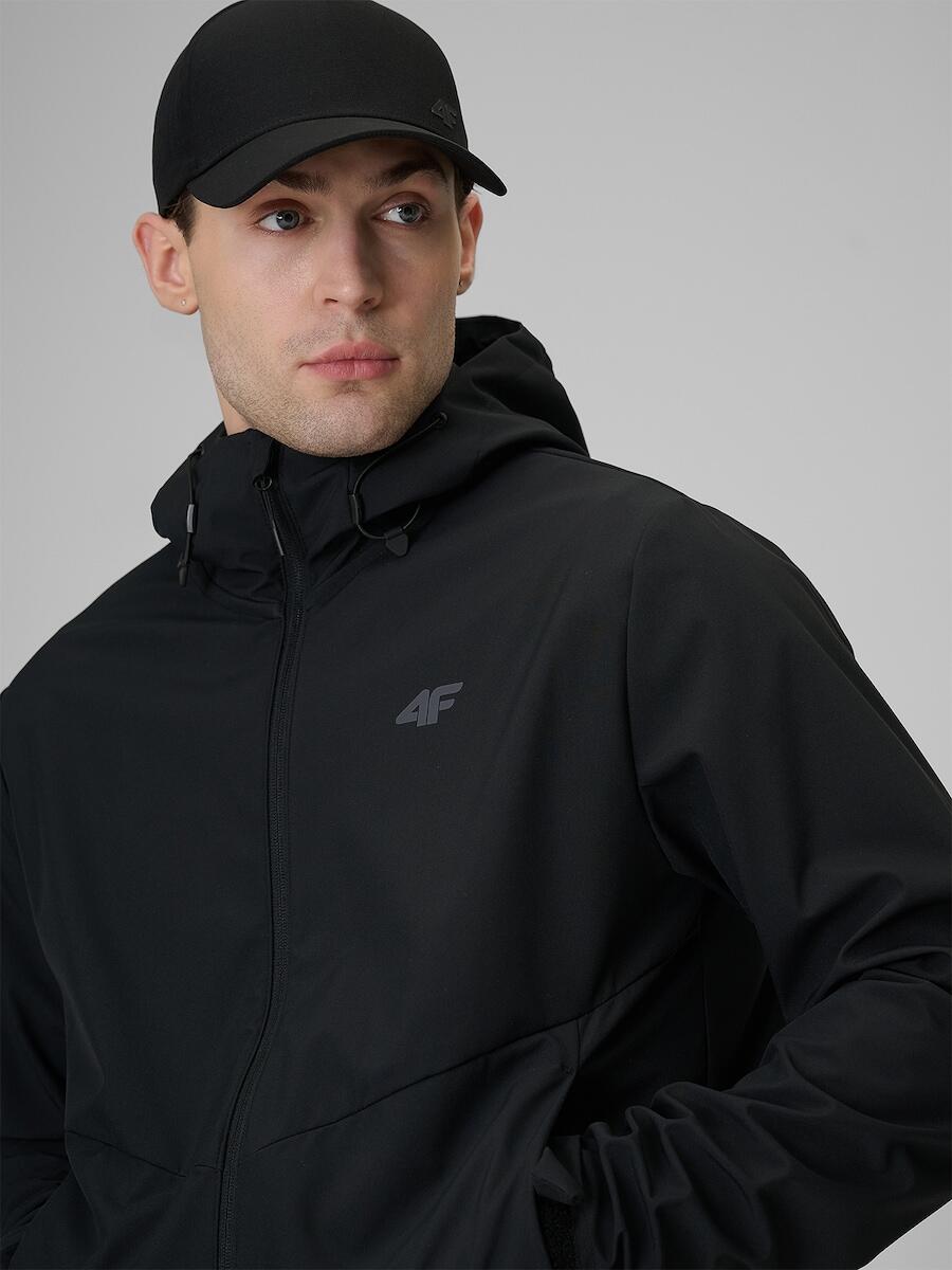 Kurtka softshell wiatroodporna membrana 5000 męska 4F 4FWSS26TSOFM549 5/7
