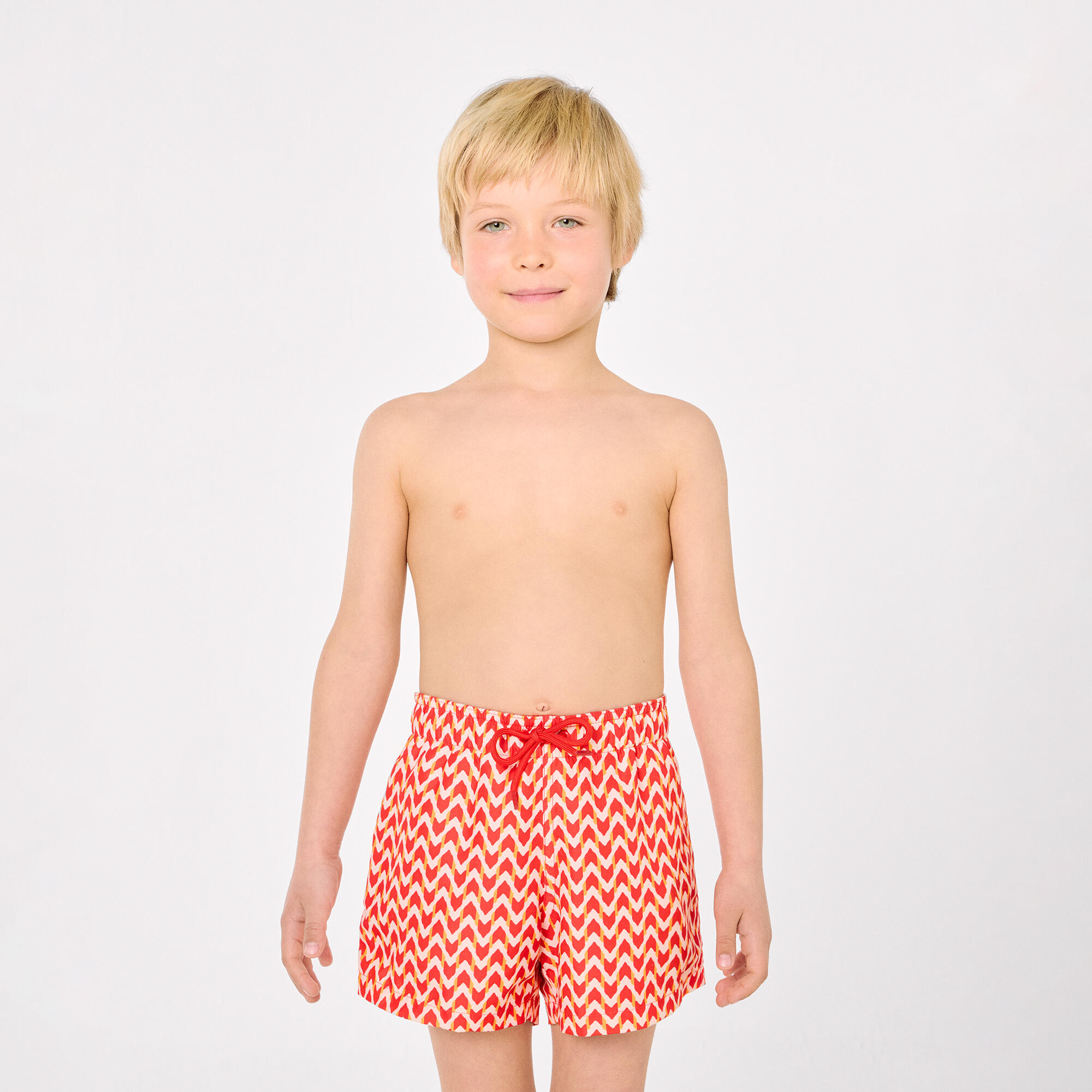 Maillot de bain court pour garçon avec imprimé ethnique multicolore 4/7