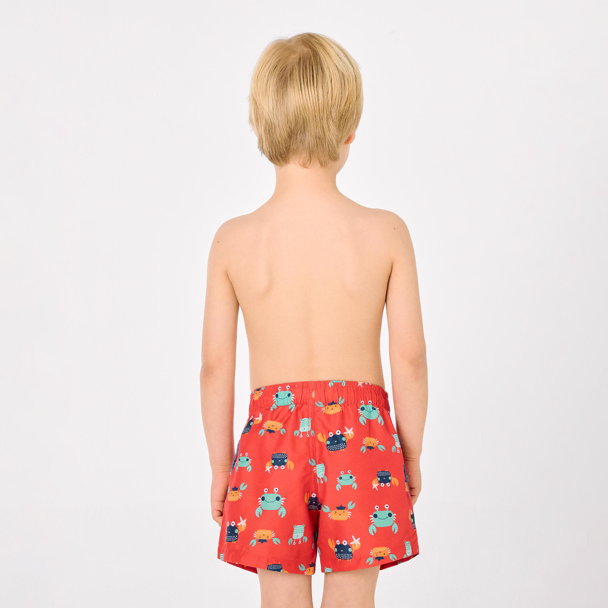 Short de bain garçon à imprimé crabe multicolore 6/7