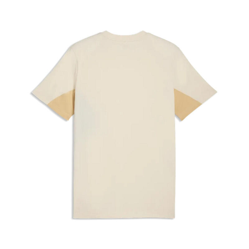 Puma T-Shirt Uomo Essentials Block Emerald Ice Regular Fit BeigeS 2/2