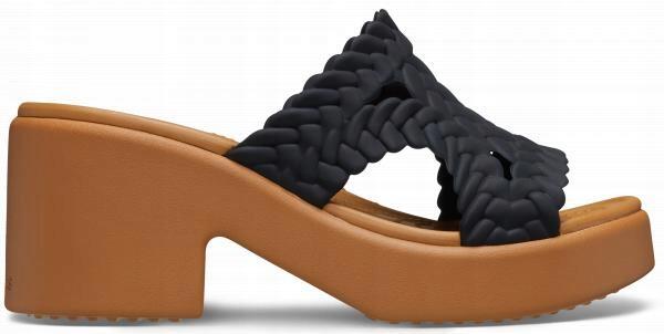 Klapki Dla Dorosłych Crocs Brooklyn Woven Slide Heel 3/6