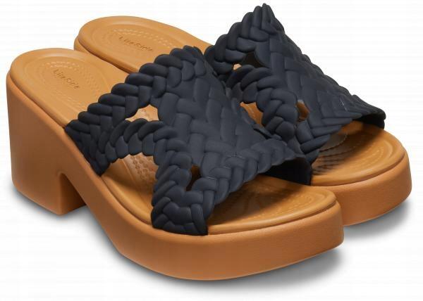 Klapki Dla Dorosłych Crocs Brooklyn Woven Slide Heel 2/6