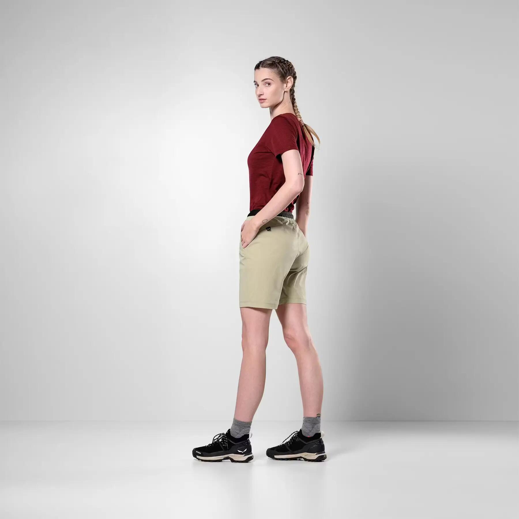 Pantalón corto de compresión mujer Salewa Puez 4 3/4