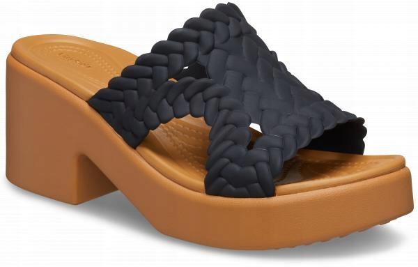 Klapki Dla Dorosłych Crocs Brooklyn Woven Slide Heel 1/6