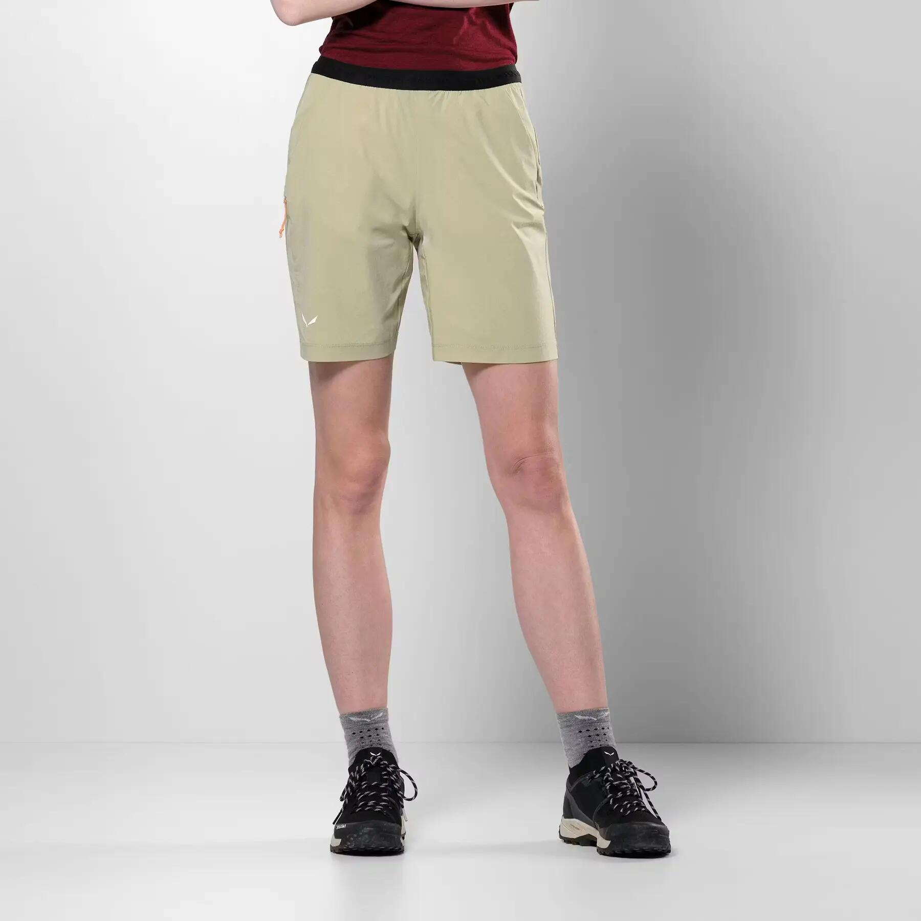 Pantalón corto de compresión mujer Salewa Puez 4 2/4
