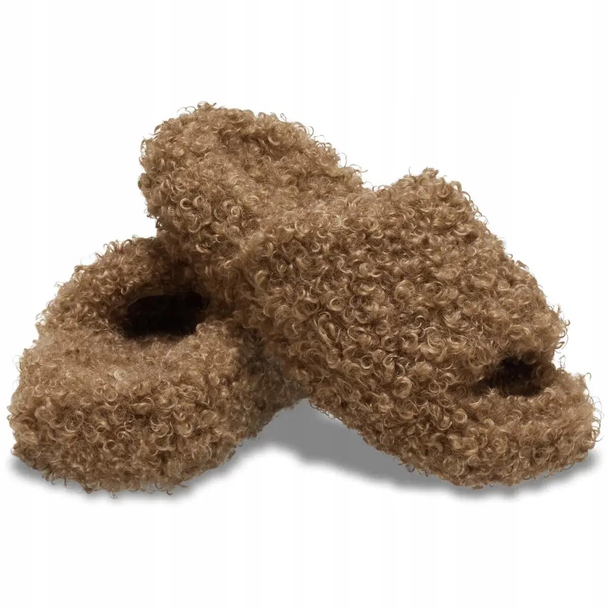 Klapki Dla Dorosłych Crocs Classic Duudle Fur Slide. 2/6
