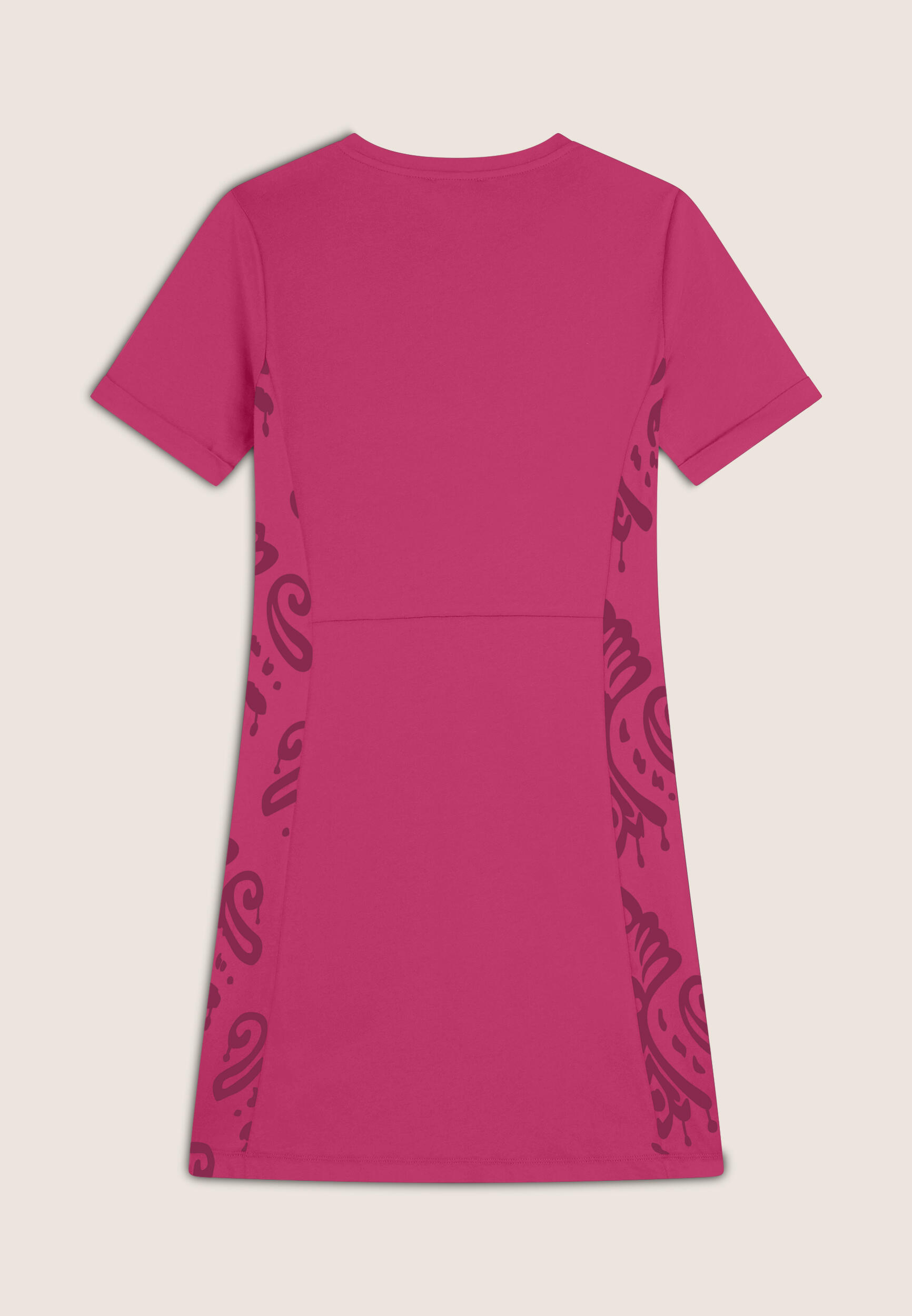 Robe en jersey à manches courtes avec détails floraux 2/3