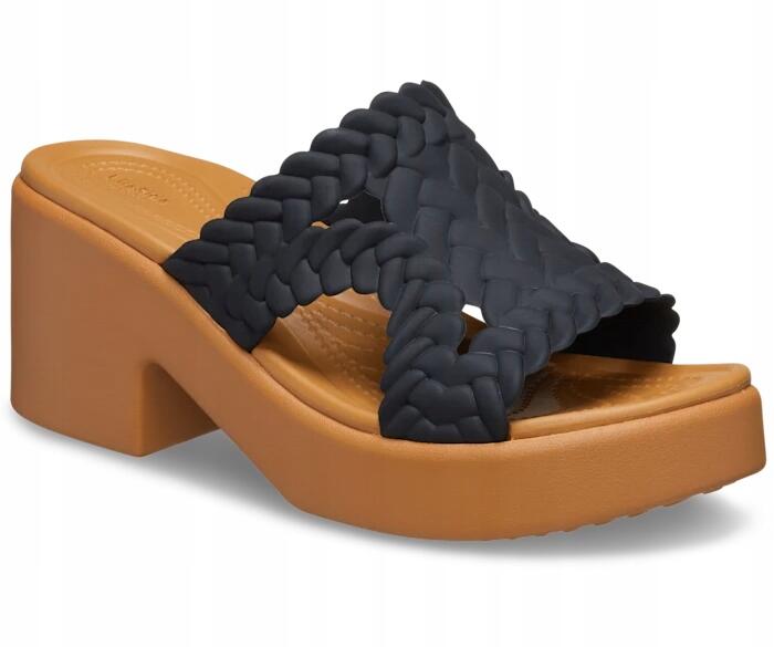 Klapki Dla Dorosłych Crocs Brooklyn Woven Slide Heel 1/6