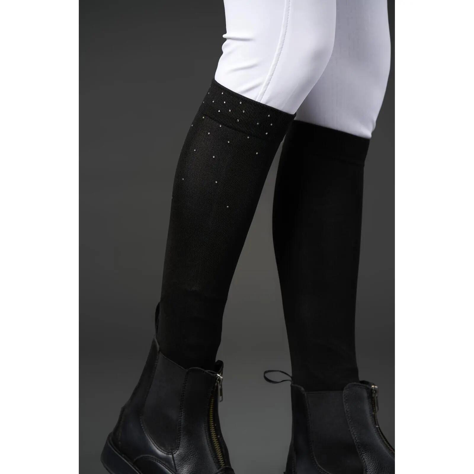 Calze da equitazione da donna Equipage Rhinestone 3/5