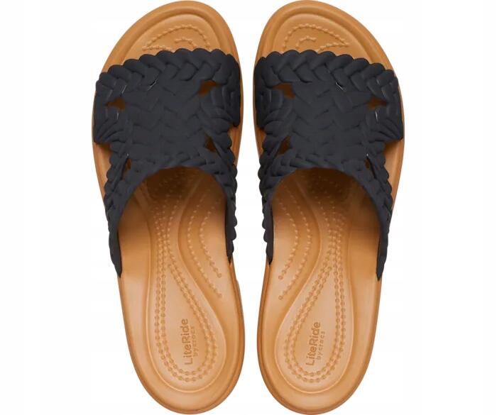 Klapki Dla Dorosłych Crocs Brooklyn Woven Slide Heel 6/6
