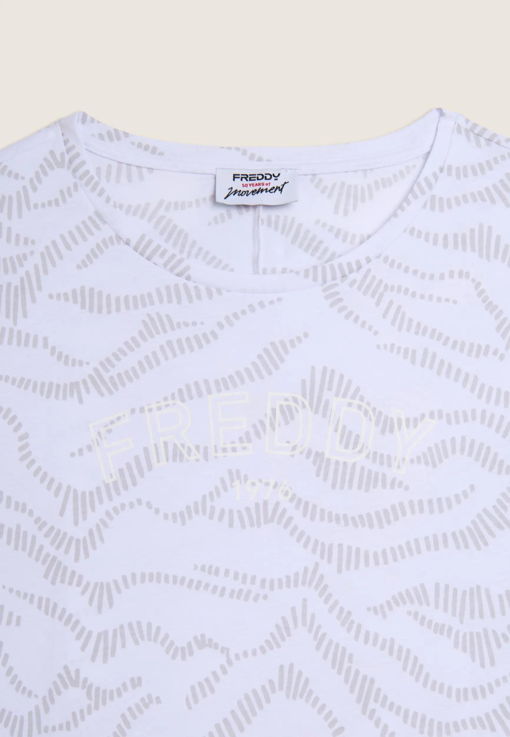 T-shirt imprimé avec le logo FREDDY 1976 3/3