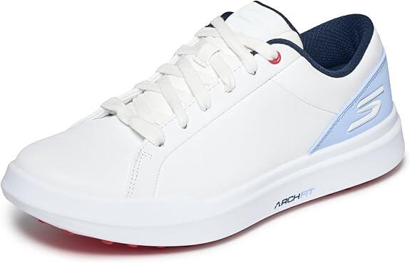 Skechers Drive 6, Golfschuhe für Damen, Weiß/Blau 1/1