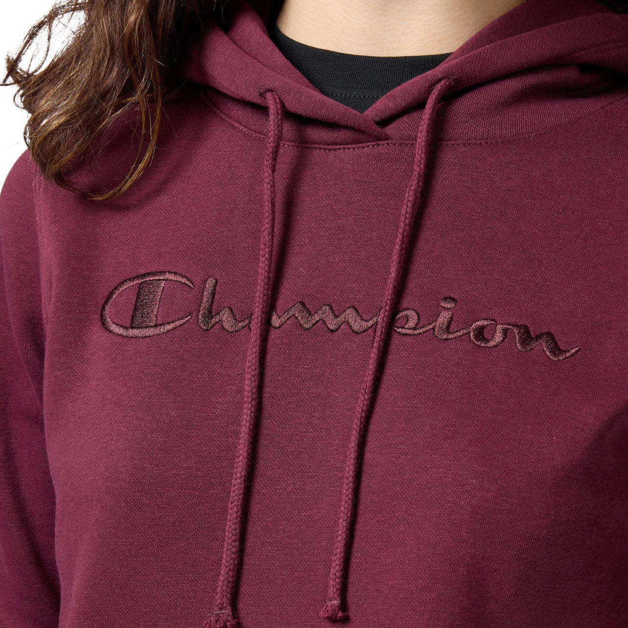 Bluza damska Champion Hooded Sweatshirt bordowa 118379 RS522 4/6