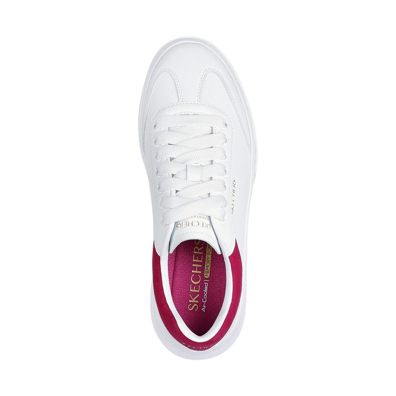 Buty damskie ekoskóra Skechers Cordova białe 185060 WFUS 3/5