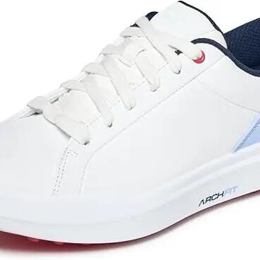 Skechers Drive 6 Golf Shoes for Women, White/Blue