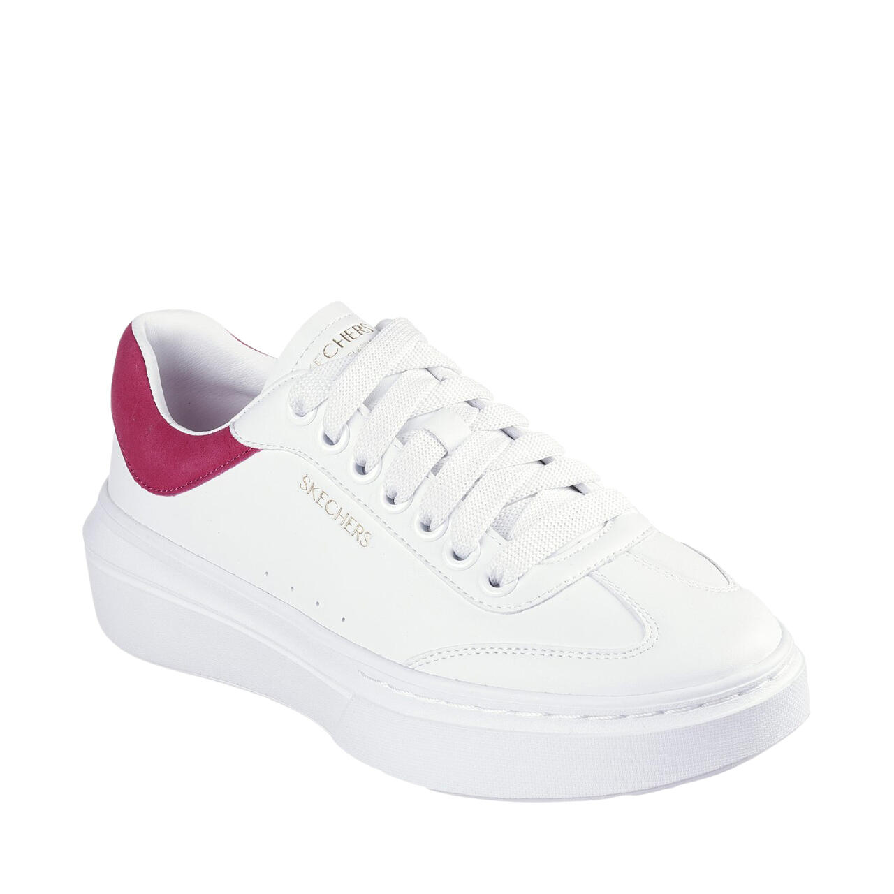 Buty damskie ekoskóra Skechers Cordova białe 185060 WFUS 2/5
