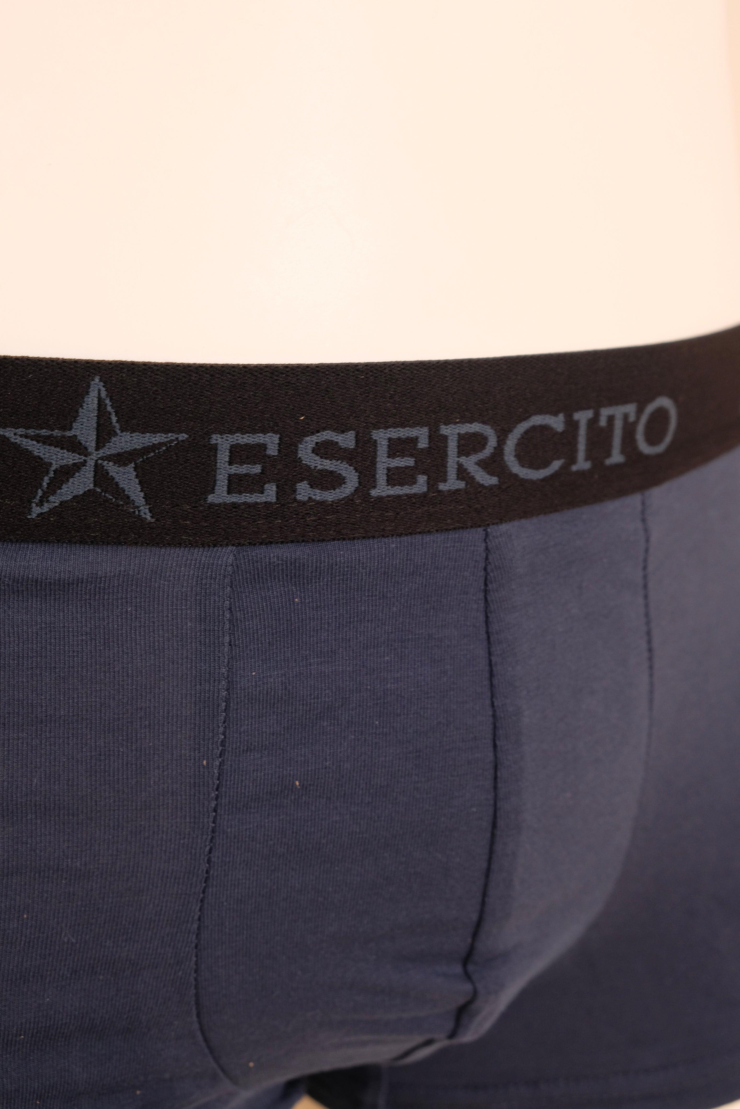 Slip Esercito blu in cotone uomo 2/3