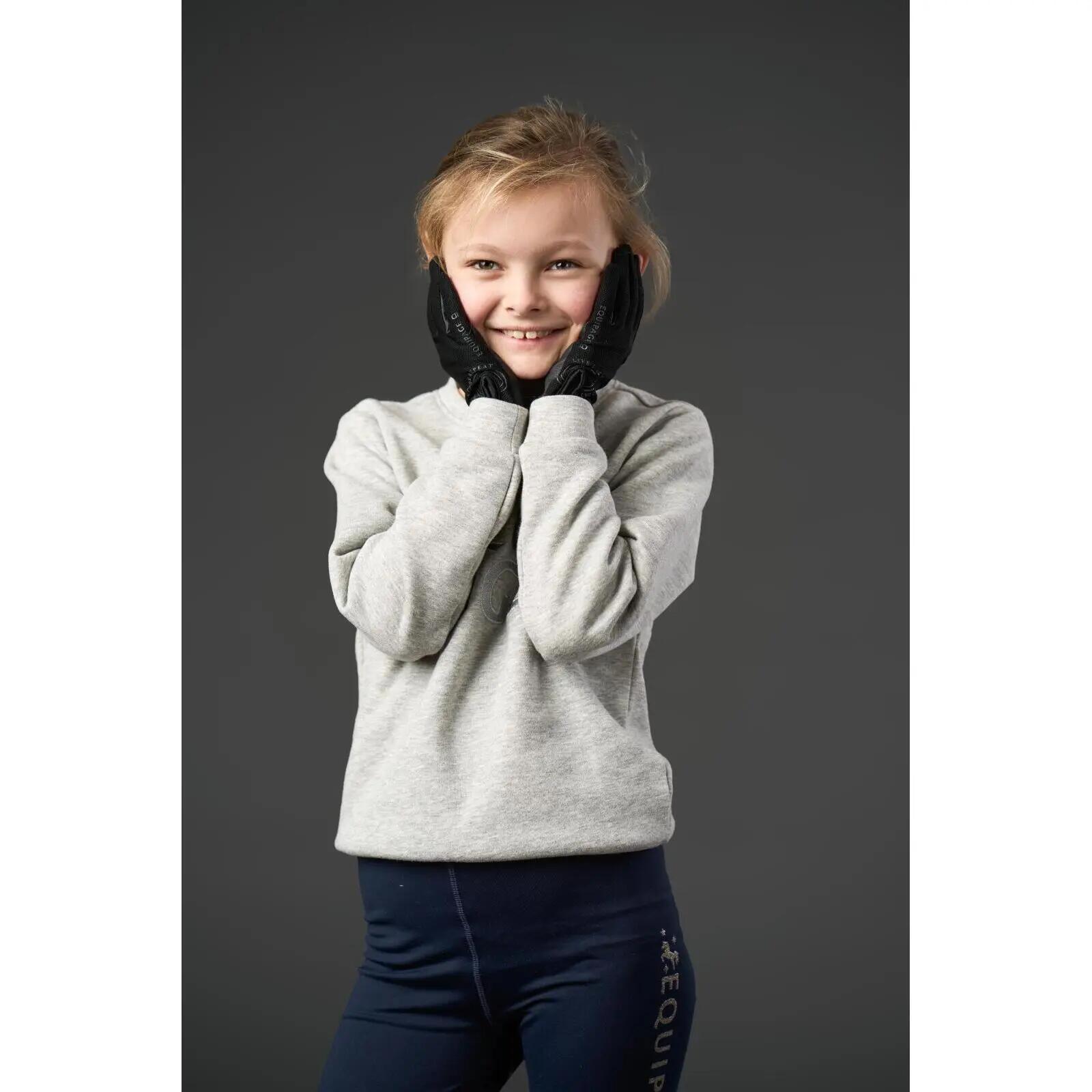 Kinderrijhandschoenen Equipage Terina 3/4