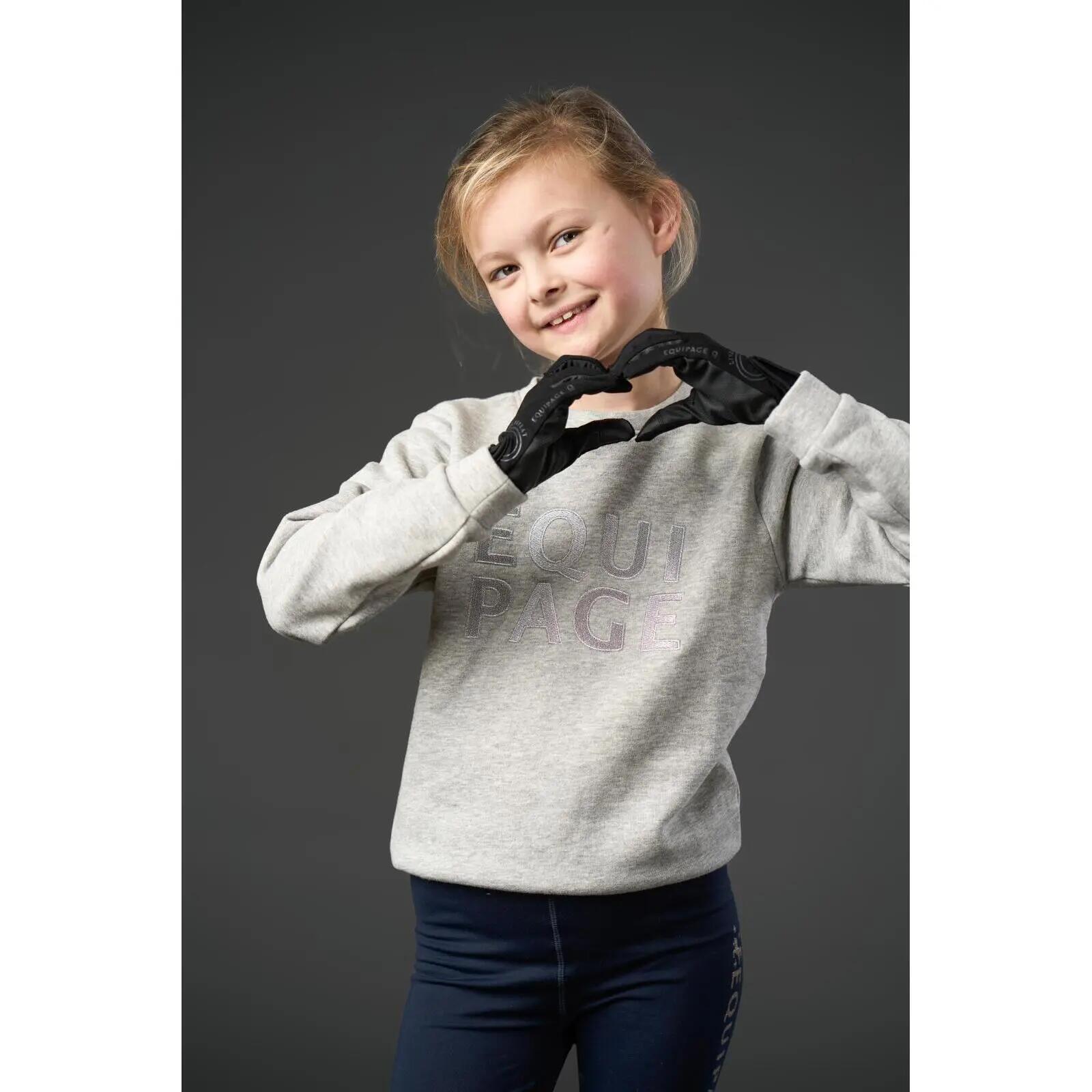 Kinderrijhandschoenen Equipage Terina 2/4