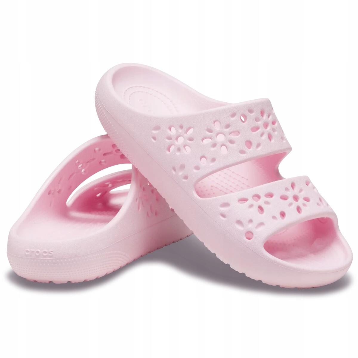 Klapki Dla Dorosłych Crocs Classic Floral Cut Out 2/6
