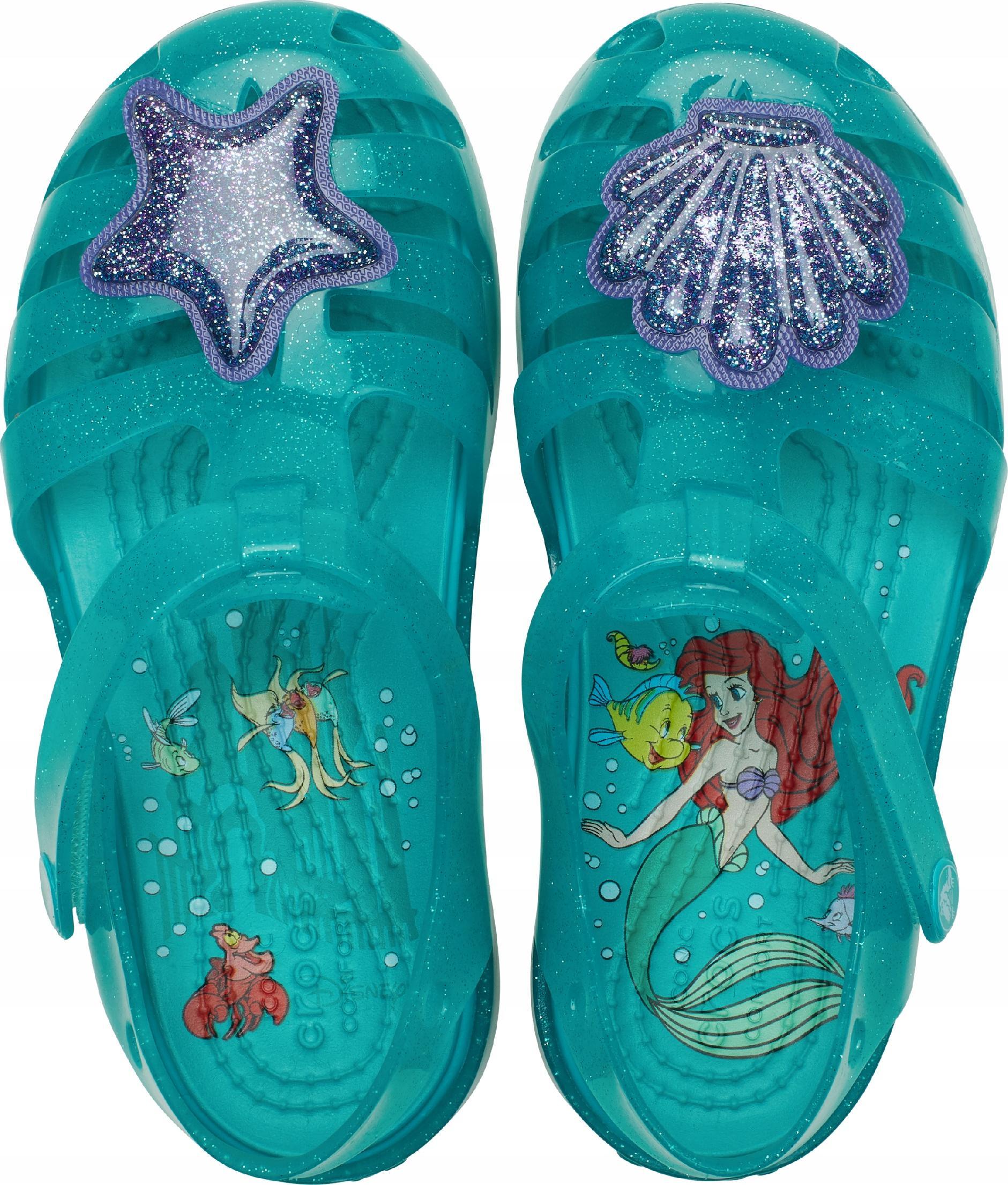 Gyerek gyalogláshoz szandál tépőzáras Crocs Princess Ariel Isabella 6/6