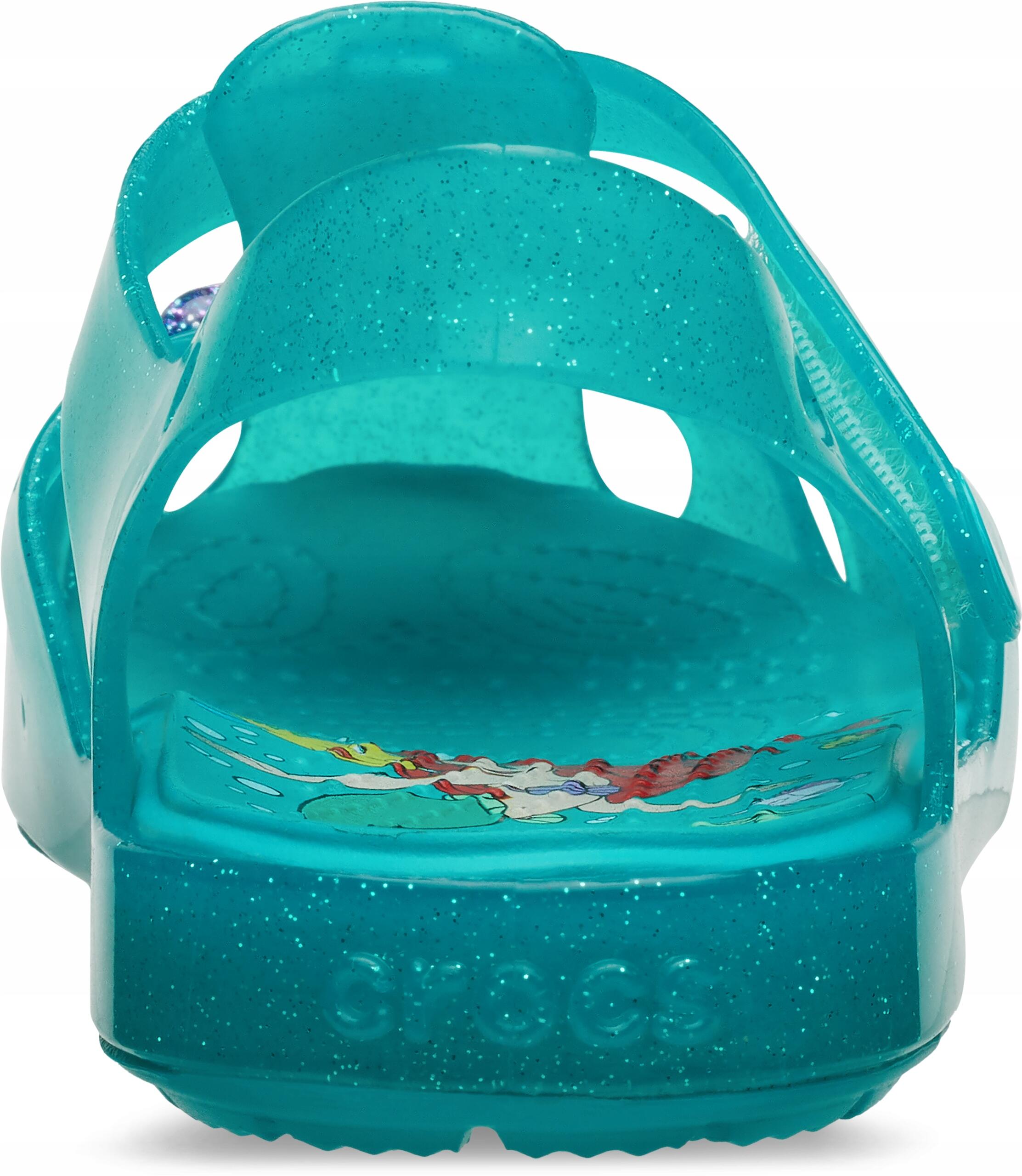 Gyerek gyalogláshoz szandál tépőzáras Crocs Princess Ariel Isabella 5/6