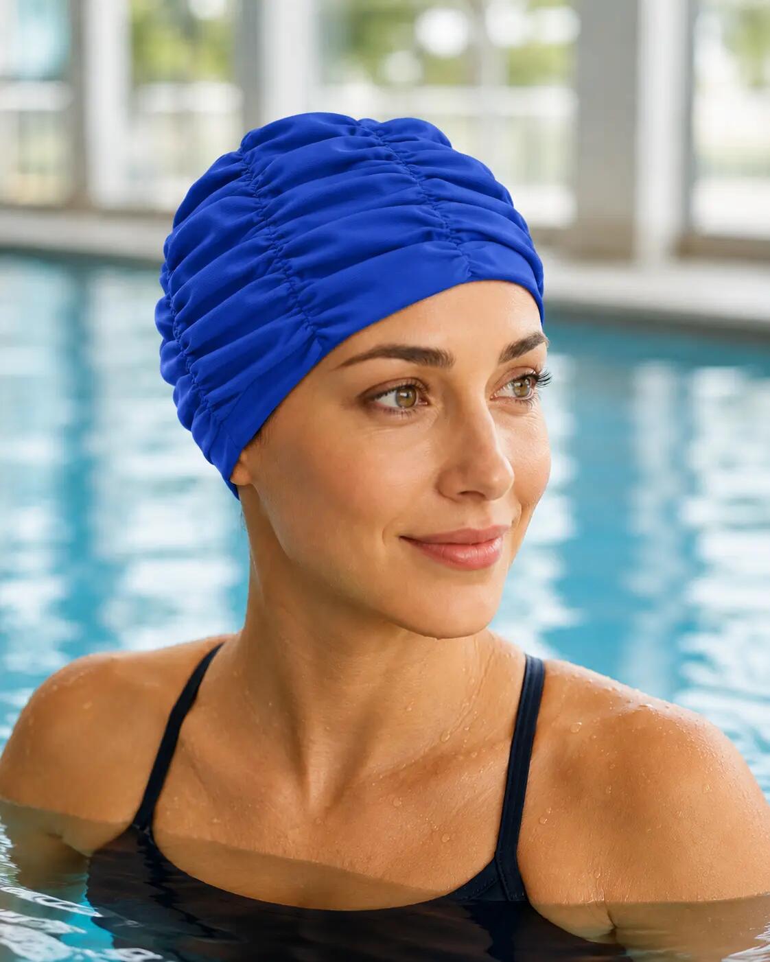 Aqua-Sport czepek poliester lady comfort blue AS0802 2/7
