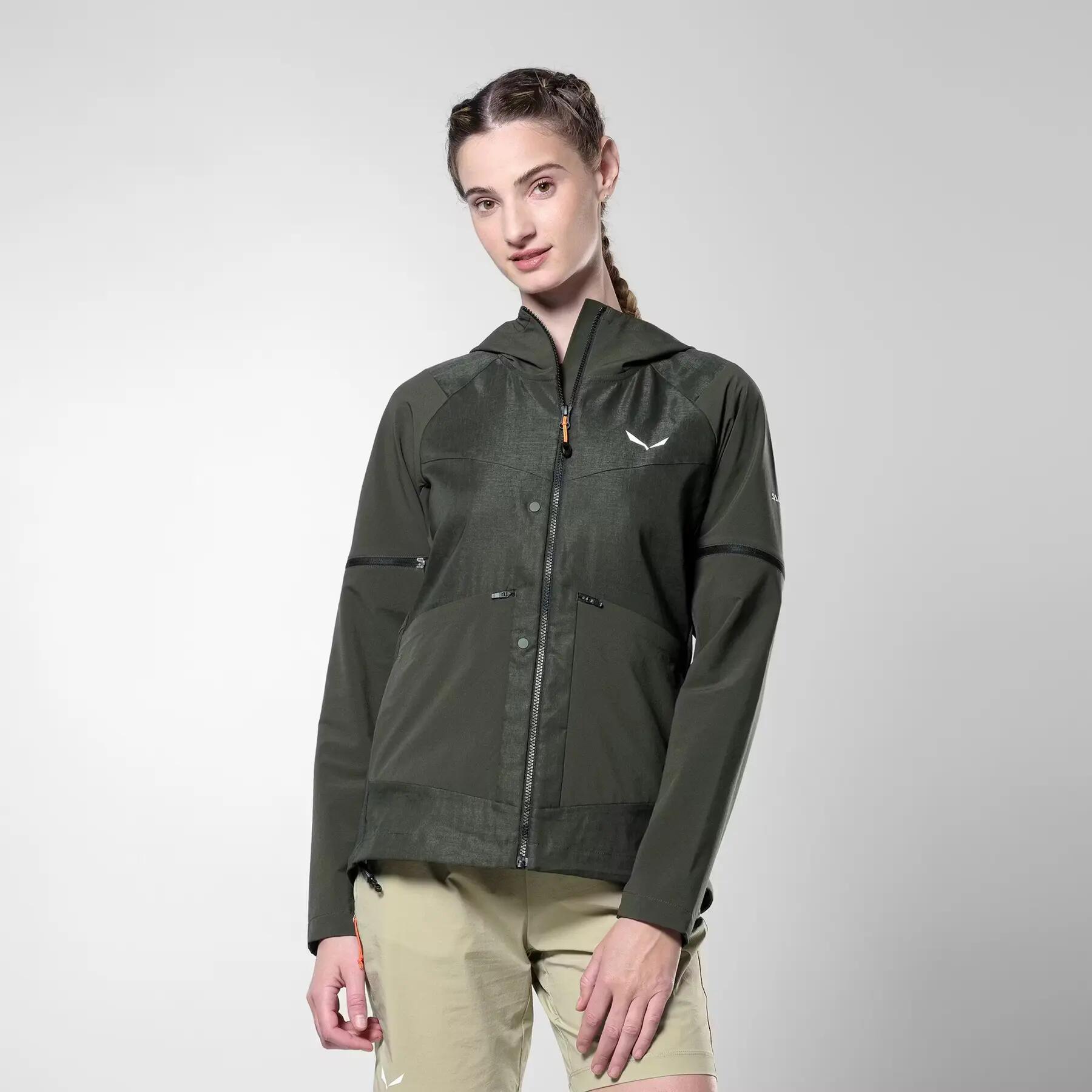 Kurtka z kapturem 2 w 1 damska Salewa Puez Hemp 3/5