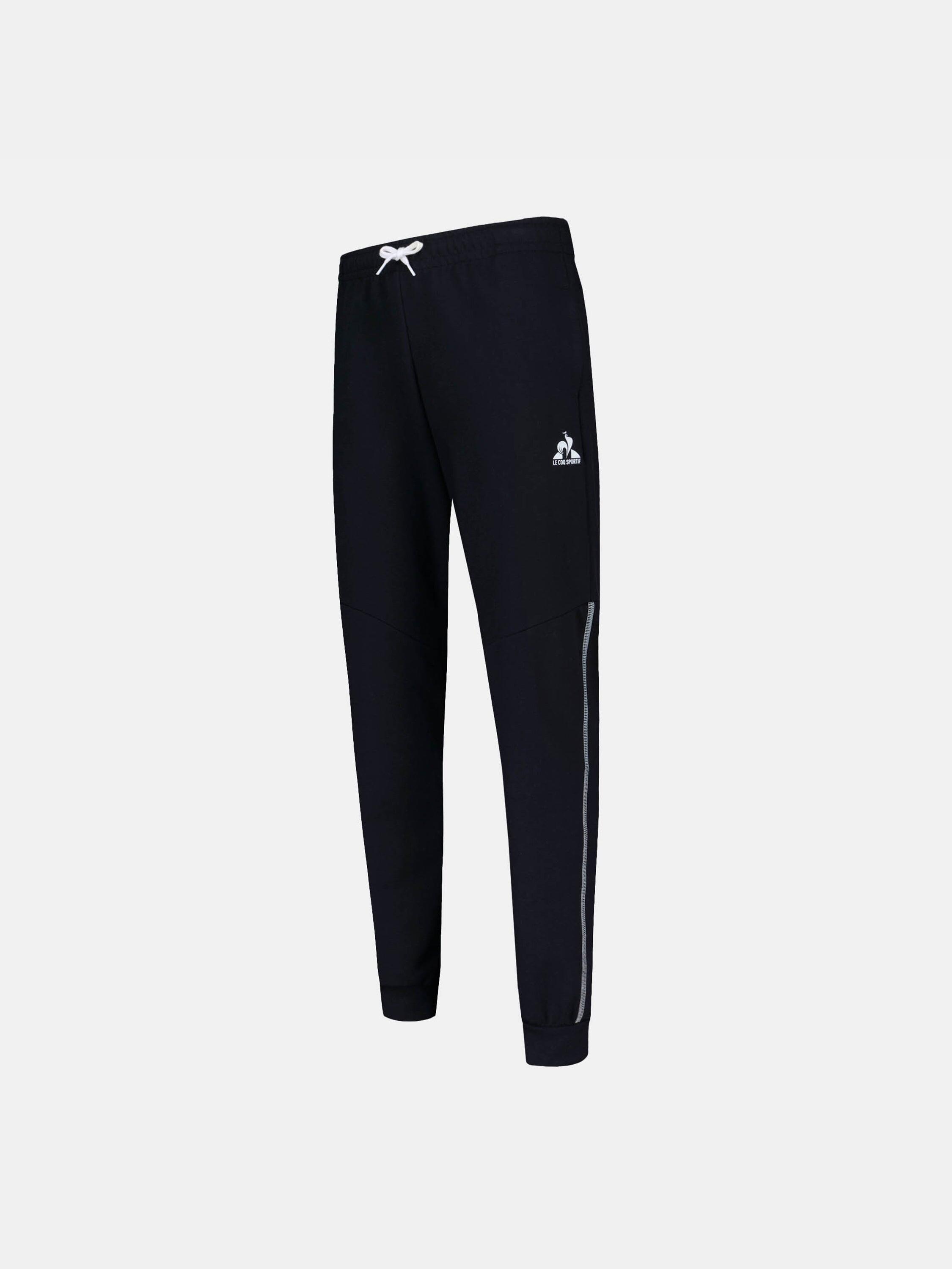 Pantalon en molleton léger avec bandes côtés contrastées Tricolores 3/3
