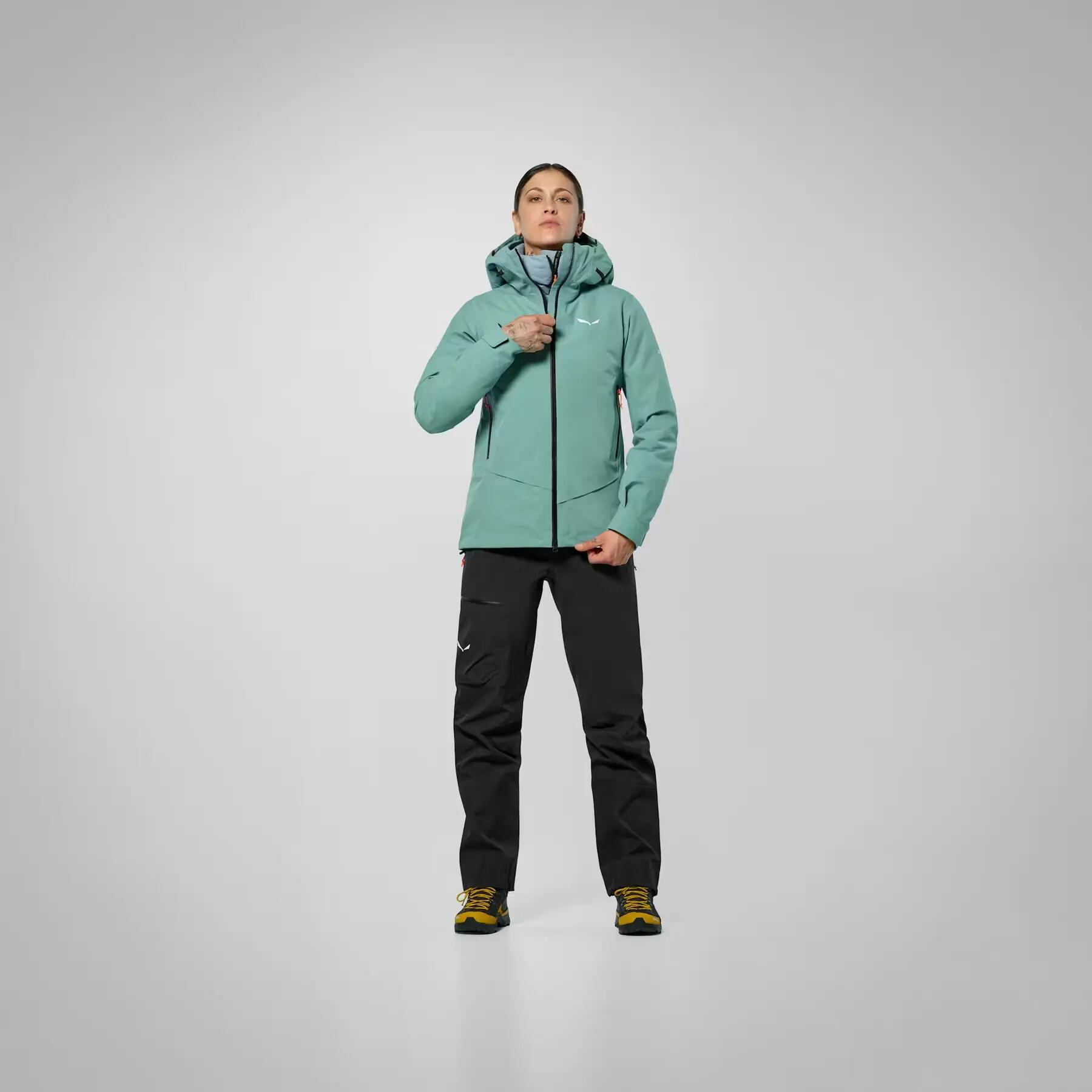Chaqueta de senderismo con capucha para mujer Salewa Ortles GTX 3L Epe 3/5