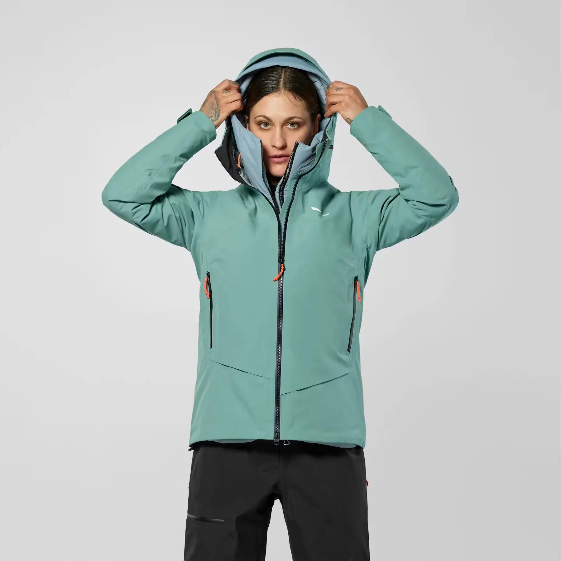 Chaqueta de senderismo con capucha para mujer Salewa Ortles GTX 3L Epe 2/5