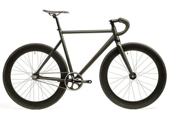 Raval Naked Edition Fixie Fahrrad 60mm - Matte Black