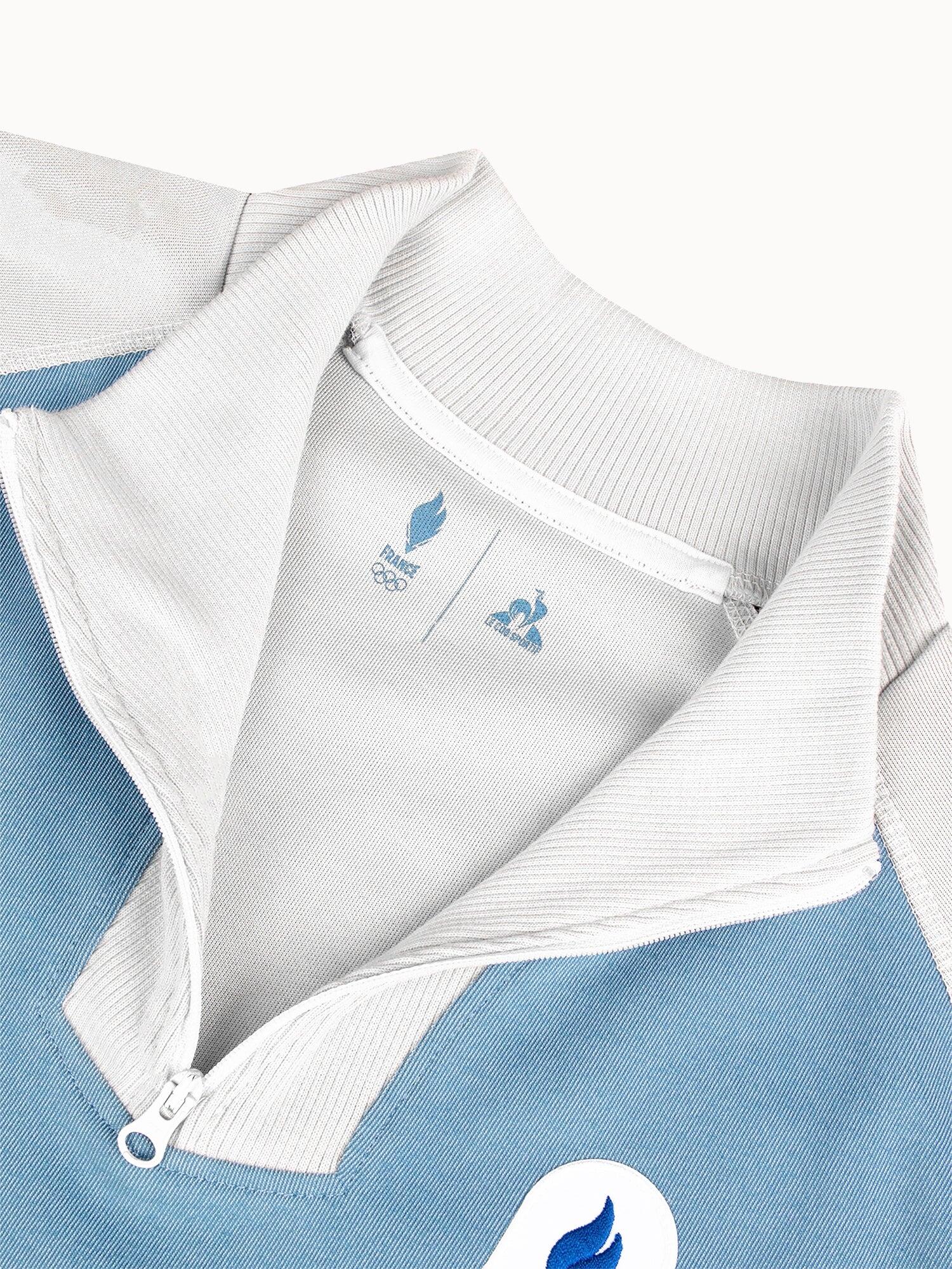 Polo col zippé Équipe de France Olympique 2026 Jeux Olympiques EQUIPE DE FRANCE 5/5