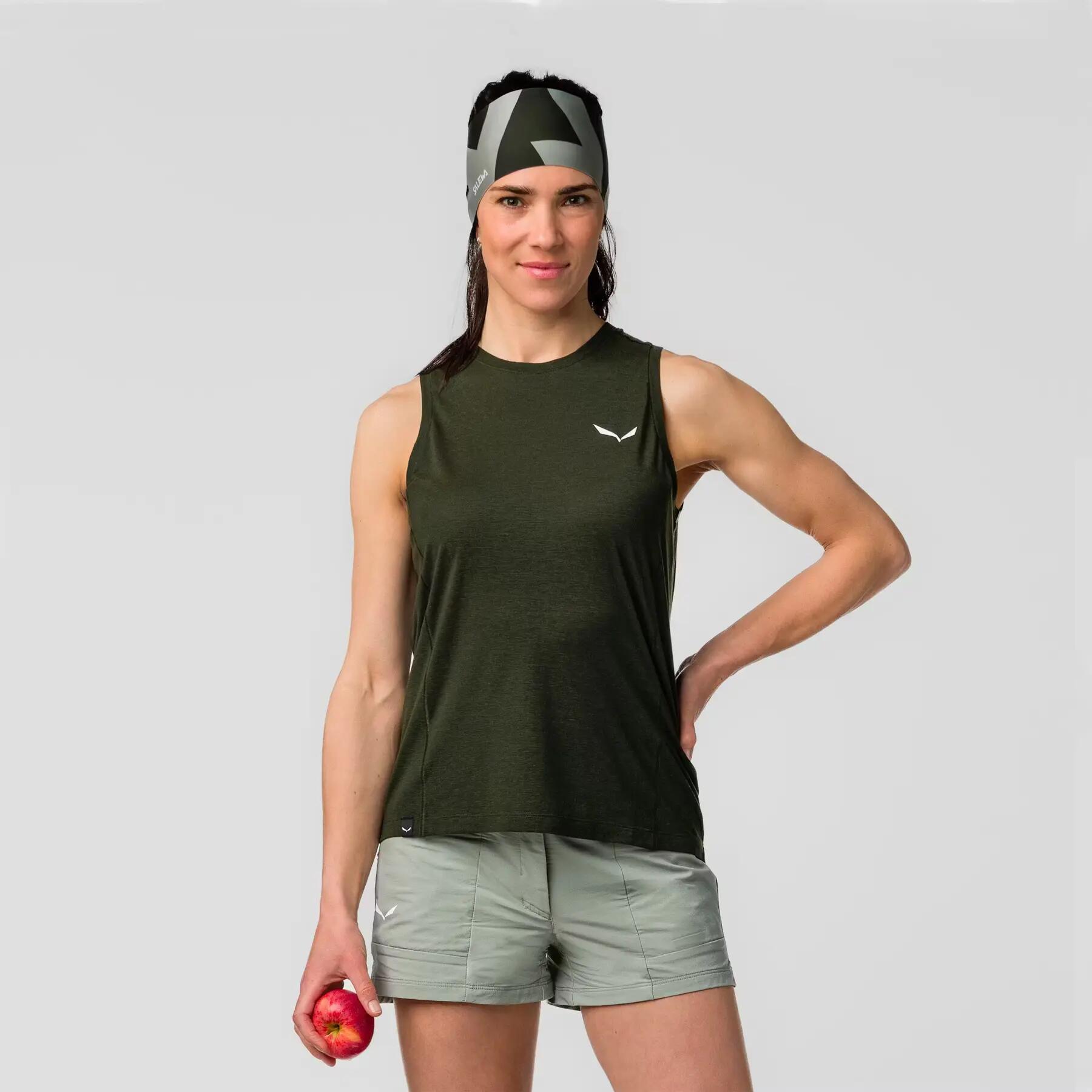 Camiseta de tirantes para mujer Salewa Puez Dry 2/4